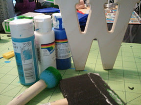 Materials for wooden sign