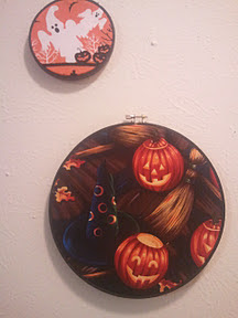 Halloween Embroidery Hoops