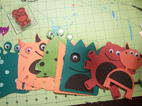 Monster birthday Cards