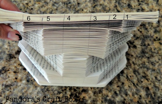 book folding patter, book origami, book folding, book fold