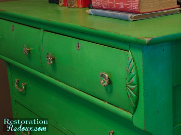 www.restorationredoux.com - Green Dresser