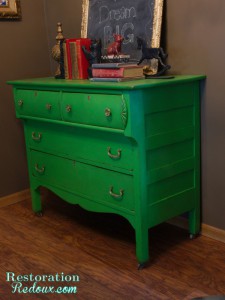 www.restorationredoux.com - Green Dresser