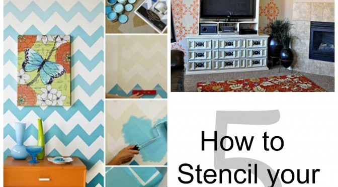 How-to-stencil-your-wall-tutorials