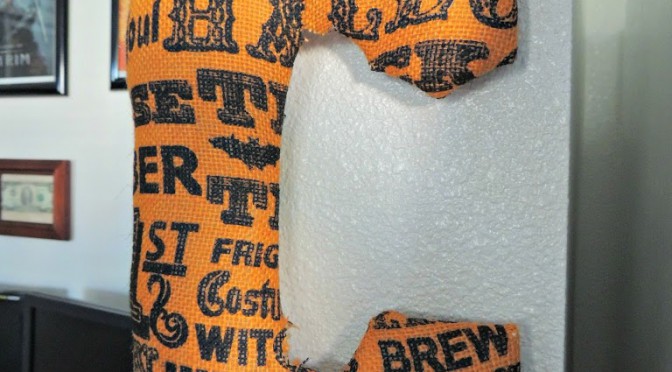 Covered-wooden-letters-burlap-Halloween