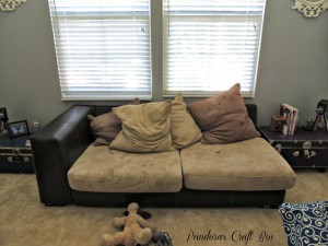 couch reupholstering, sofa reupholstering, target, tablecloth, grey