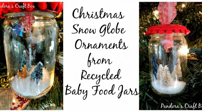 Recycle-baby-food-jars-to-mason-jar-christmas-snow-globe-ornaments