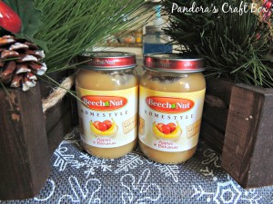 Christmas, Christmas ornament, Holiday crafts, recycled, recycled baby food jar, ornaments, mason jar ornament, 