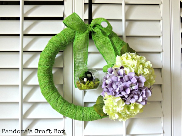 summer wreath, green burlap, wreath,