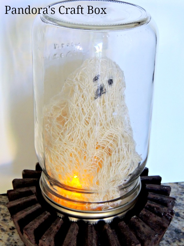 mason jar, Halloween decor, hallowen craft, Halloween mason jar, DIY, Halloween ghost,