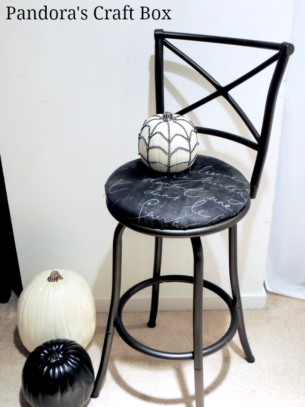 upholstering stool, reupholstering a stool. furniture DIY,