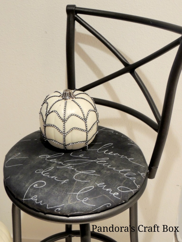 upholstering stool, reupholstering a stool. furniture DIY,