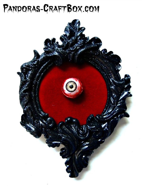 halloween crafts, Halloween decor, halloween doorbell, halloween haunted doorbell, eyeball doorbell, halloween diy, command strips, joanns, halloween